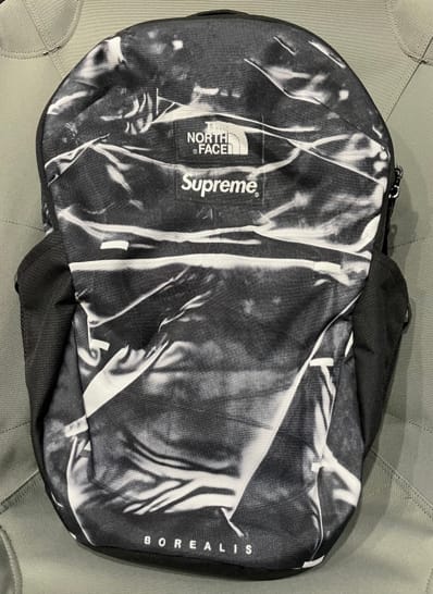 Supreme x The North Face Trompe Loeil Printed Borealis Backpack "Black"