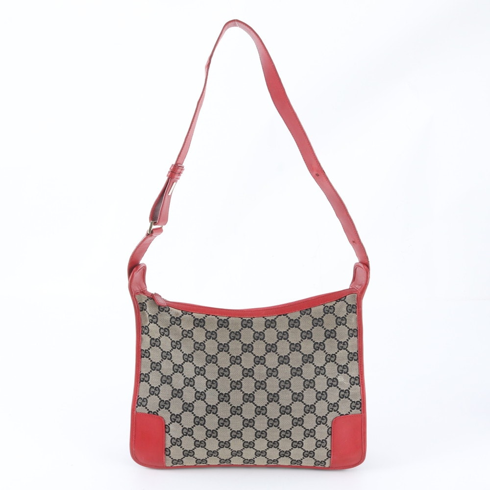 ■美品 グッチ GGキャンバス 001 4205 ショルダーバッグ