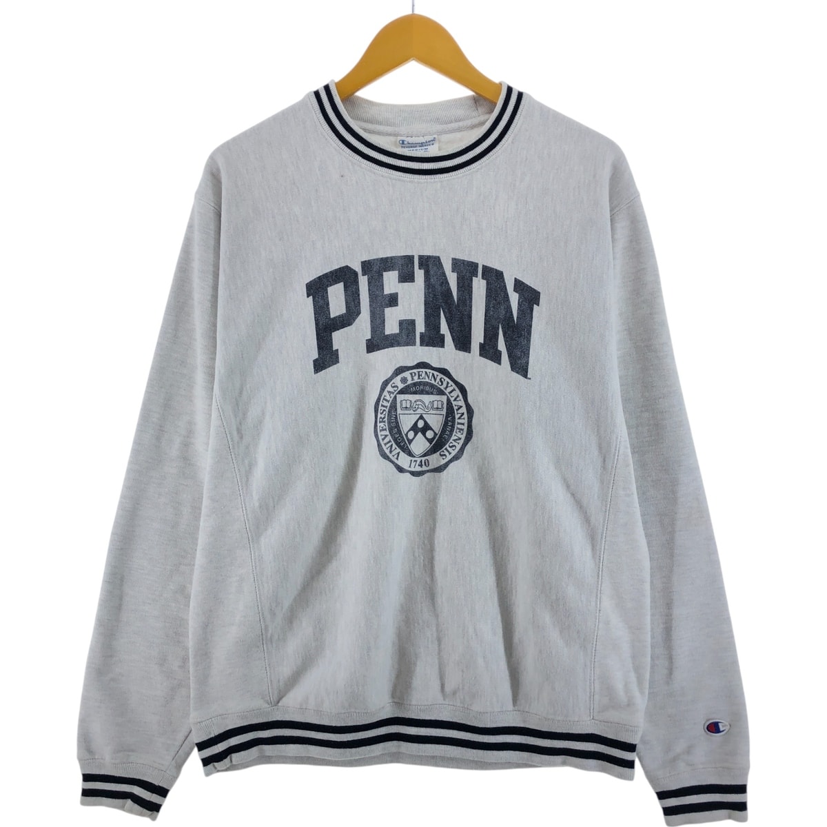 古着 チャンピオン Champion REVERSE WEAVE リバースウィーブ PENN STATE ペンシルベニア州立大学 カレッジスウェットシャツ トレーナー メンズM相当/eaa515009