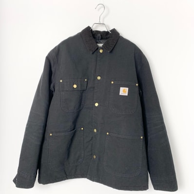 Carhartt Wip Og Chore Coat "Black/Black(Aged Canvas)"