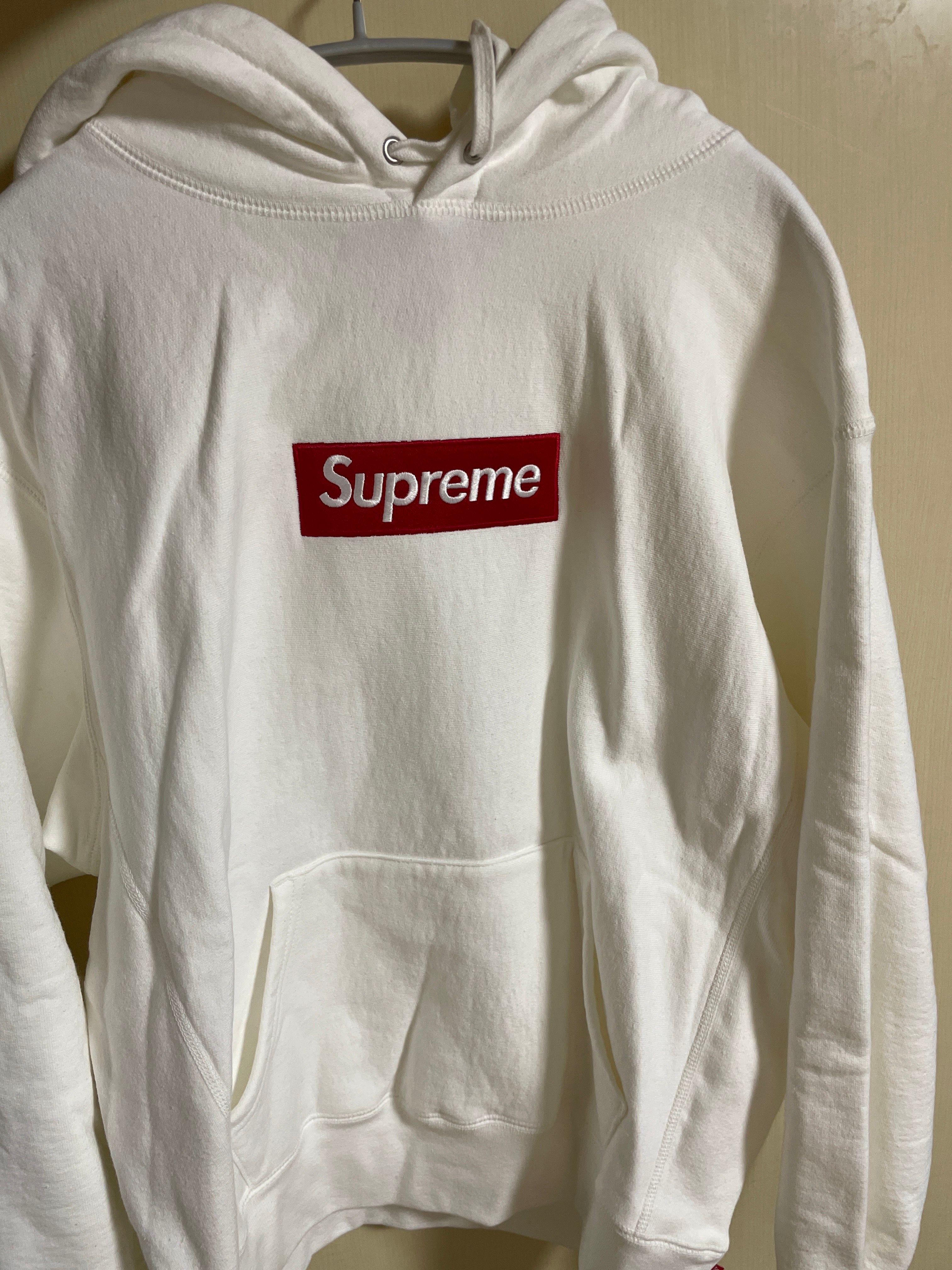Supreme Box Logo Hooded Sweatshirt "White" (21FW)