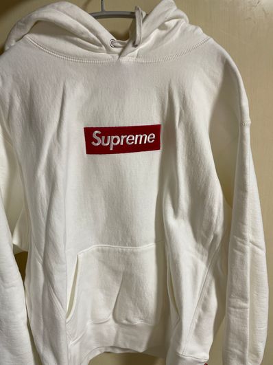Supreme Box Logo Hooded Sweatshirt "White" (21FW)