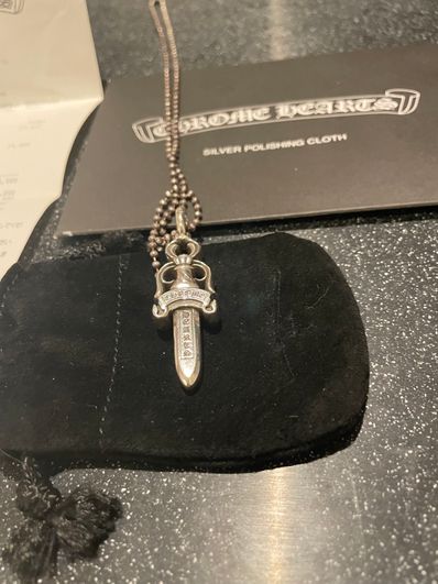 Chrome Hearts Double Dogger Pendant "Silver"