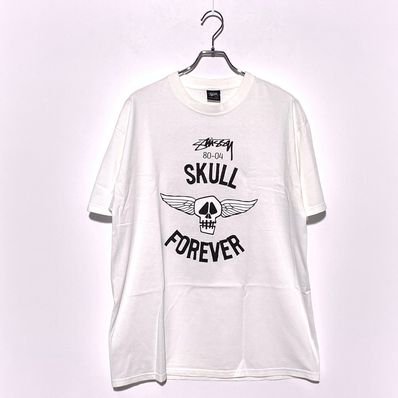 STUSSY NEIGHBORHOOD SKULL TEE White