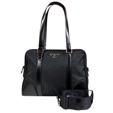 プラダ ショルダーバッグ ナイロン BR2908 ブラック ユニセックス PRADA 中古