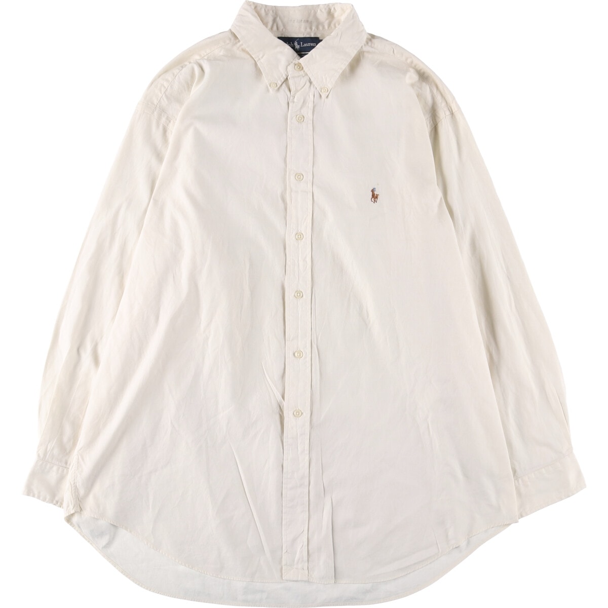 古着 ラルフローレン Ralph Lauren YARMOUTH 長袖 ボタンダウンシャツ メンズXL相当/eaa551031