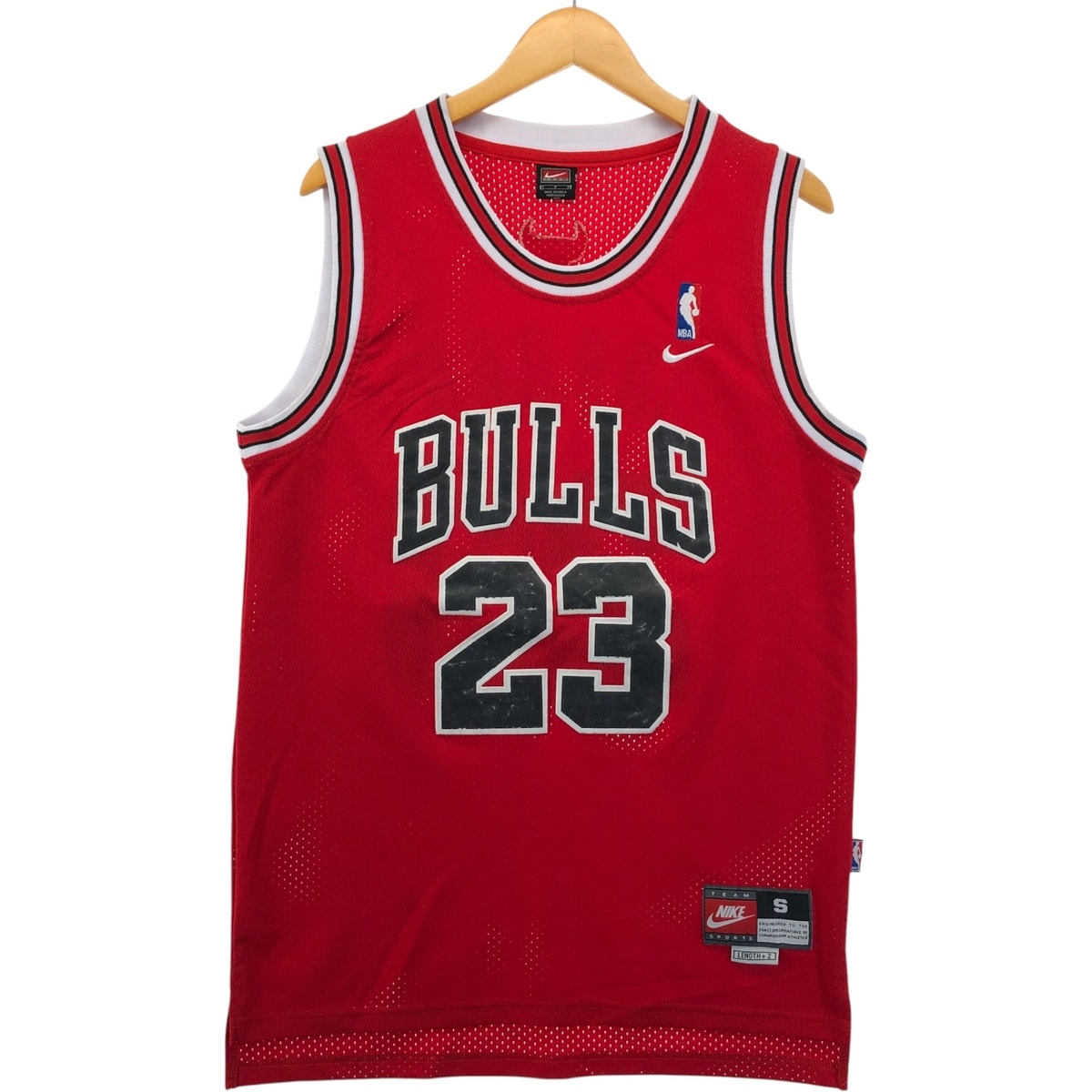 古着 00年代 ナイキ NIKE TEAM NBA CHICAGO BULLS シカゴ ブルズ メッシュタンクトップ ゲームシャツ メンズS相当/eaa579101