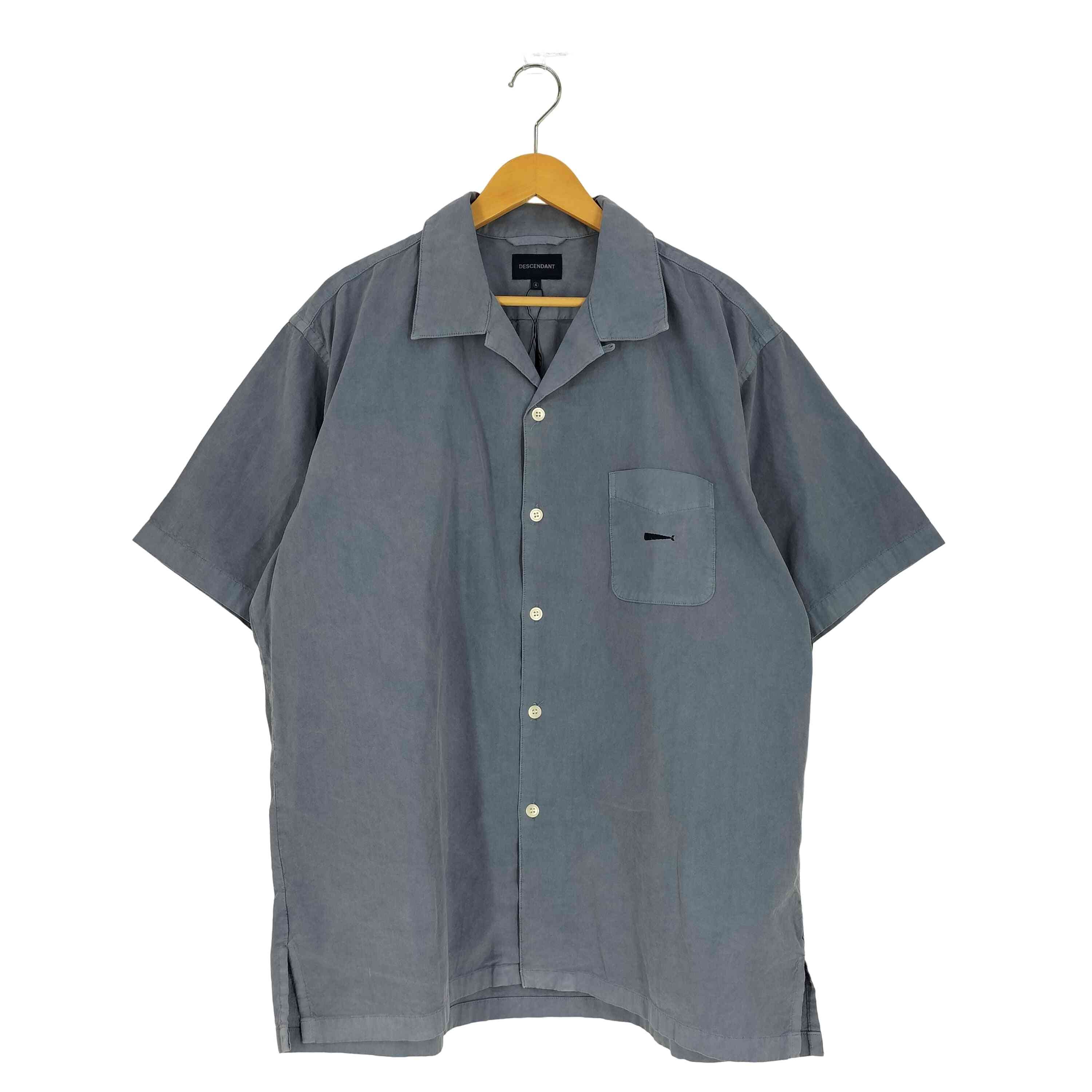 25SS S WIND OPEN COLLAR SS SHIRT PIGMENT DYE ウインド オープンカラー シャツ ピグメントダイ【1138055514902】