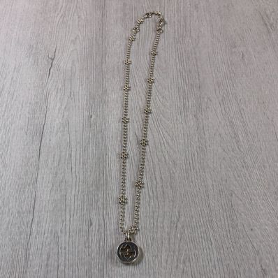 GUCCI Silver Necklace With Interlocking G