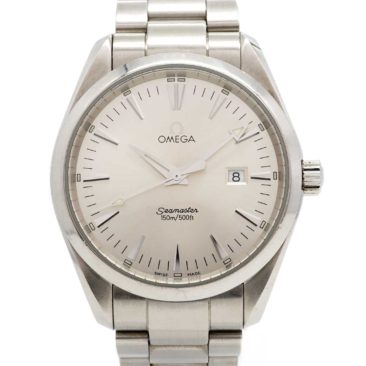 【6wdb0096】オメガ シーマスター 2517.30 シルバー文字盤【中古】腕時計 メンズ
