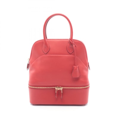 エルメス HERMES ボリードスクレ ヴァーミリオン ハンドバッグ バッグ ヴォースイフト ヴォースイフト T刻印(2015年製造) レディース レッド系 【中古】