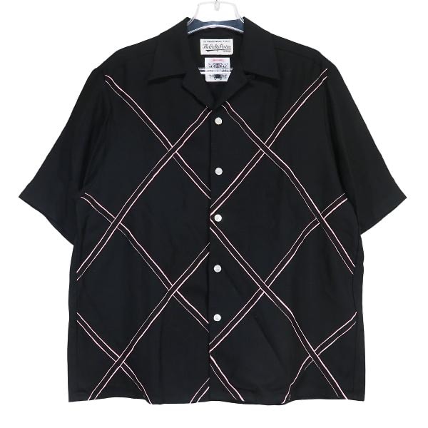 ワコマリア x ウルフズヘッド / ハワイアン シャツ "ピンク"