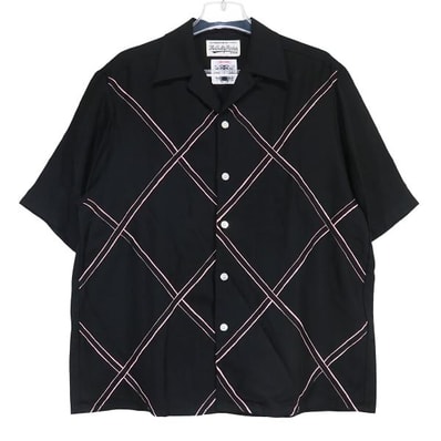 WACKO MARIA x WOLFS HEAD / Hawaiian Shirt "Pink"