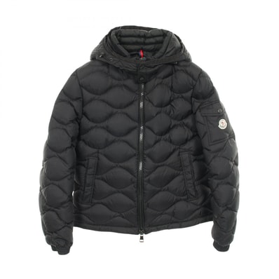 モンクレール MONCLER MORANDIERES モランディエール ダウンジャケット 衣料品 アウター ナイロン メンズ ブラック系 【中古】