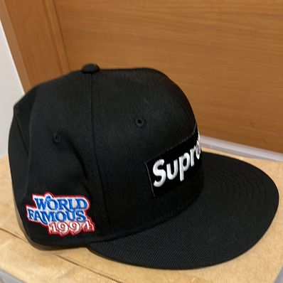 Supreme World Famous Box Logo New Era® "Black"