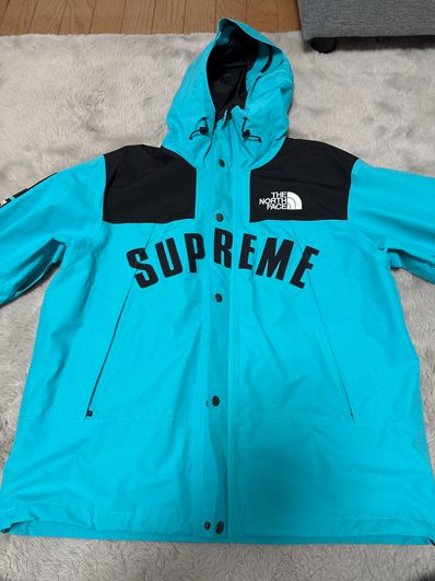 Supreme x The North Face Arc Logo Mountain Parka "Blue"