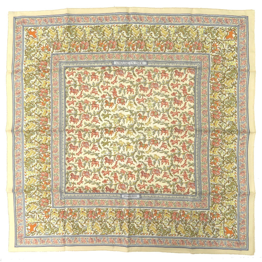 エルメス カレ90 インドの狩猟 CHASSE EN INDE