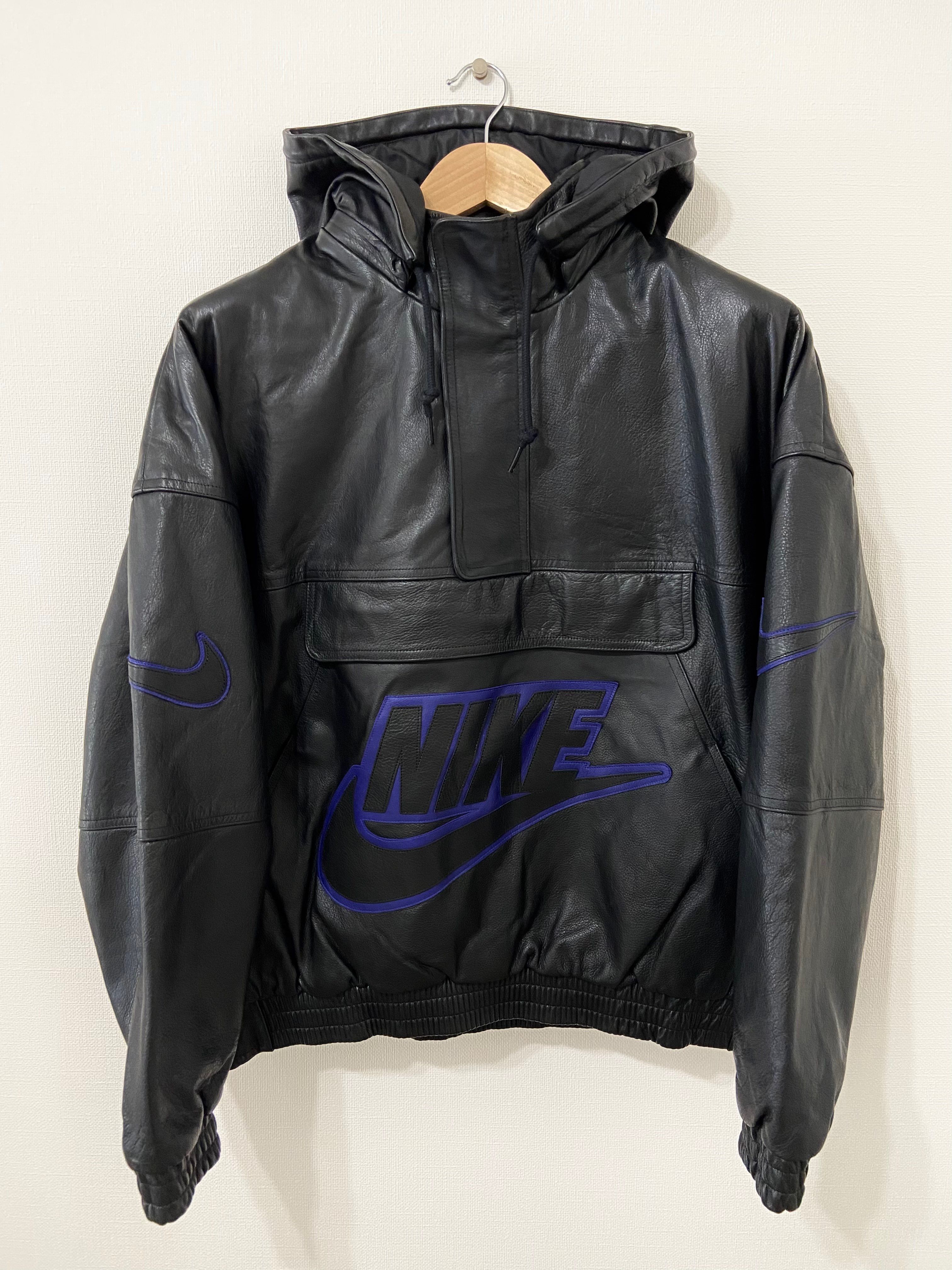 Supreme / Nike® Leather Anorak "Black"