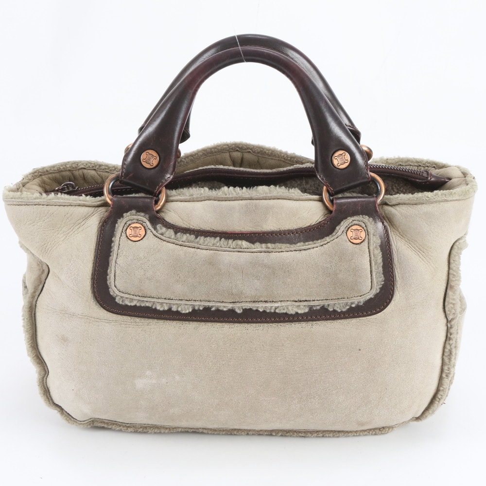 セリーヌブギー バッグ ハンドバッグ レザー