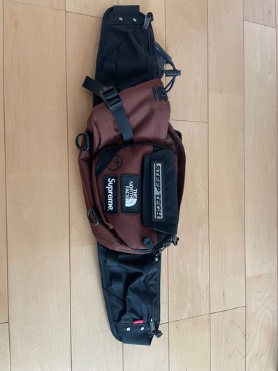 Supreme x The North Face Steep Tech Waist Bag "Brown" NM82291I / NF0A82YW