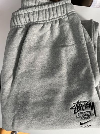 Nike x Stussy International Sweatpants (US Size) "Grey" DC4227-050