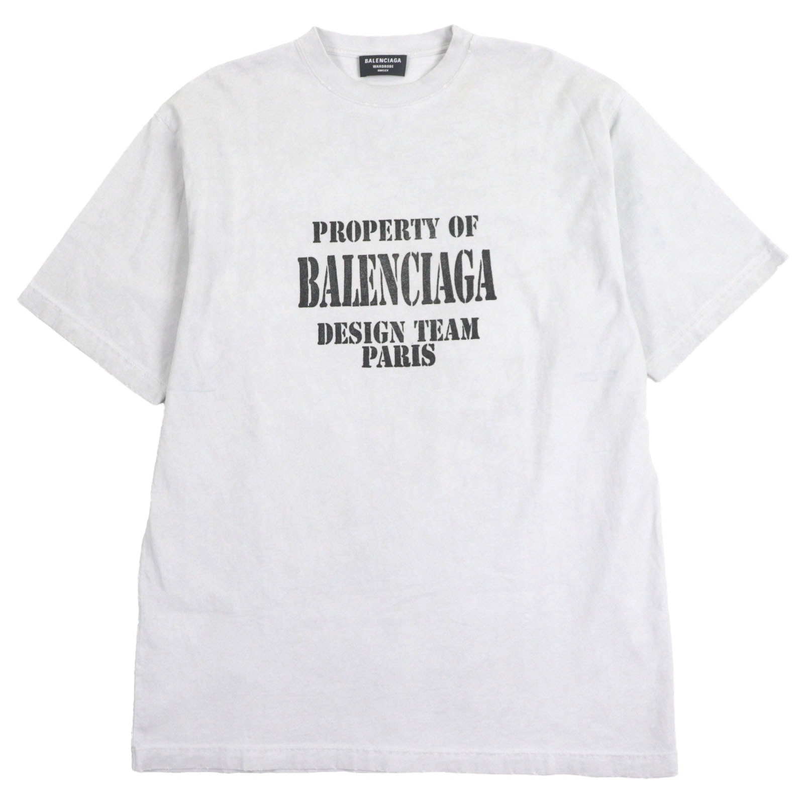 美品 バレンシアガ 半袖Tシャツ グレー メンズ XS 641675