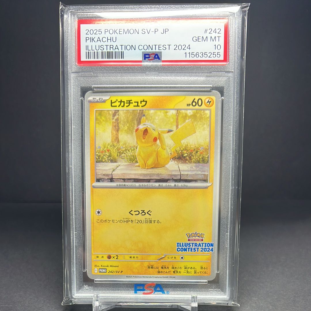 ピカチュウ [SV-P 242](プロモカードパック「イラストレーションコンテスト 2024 受賞作品プロモカード化記念キャンペーン」)