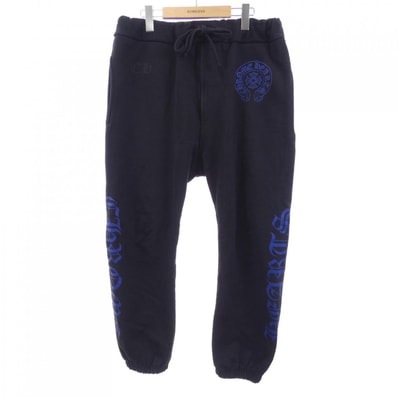Chrome Hearts Horseshoe Logo Sweatpants "Black/Blue"