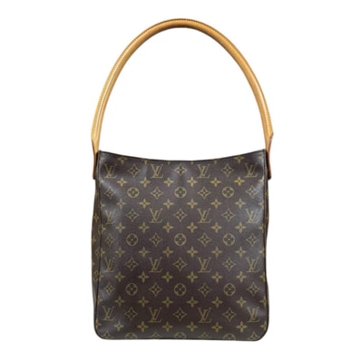 ルイヴィトン ルーピングGM モノグラム ショルダーバッグ モノグラムキャンバス M51145 ブラウン レディース LOUIS VUITTON 中古