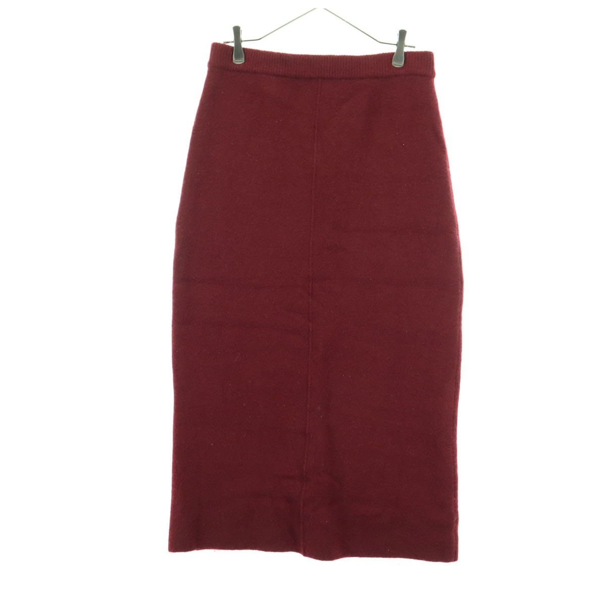 ZARA ザラ ニット ロングスカート L レッド