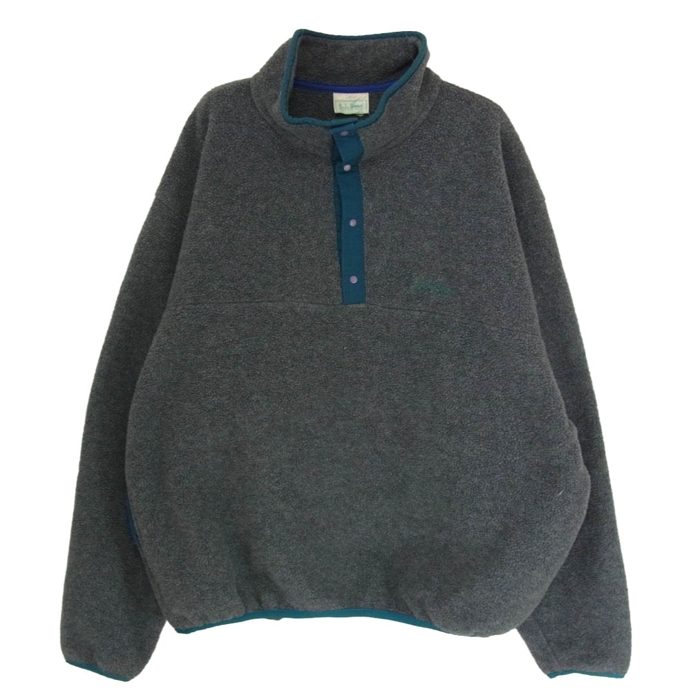 L.L.Bean エルエルビーン ブルゾン 80s フリース スナップ プルオーバー ジャケット ブルゾン グレー系 サイズ表記無【中古】