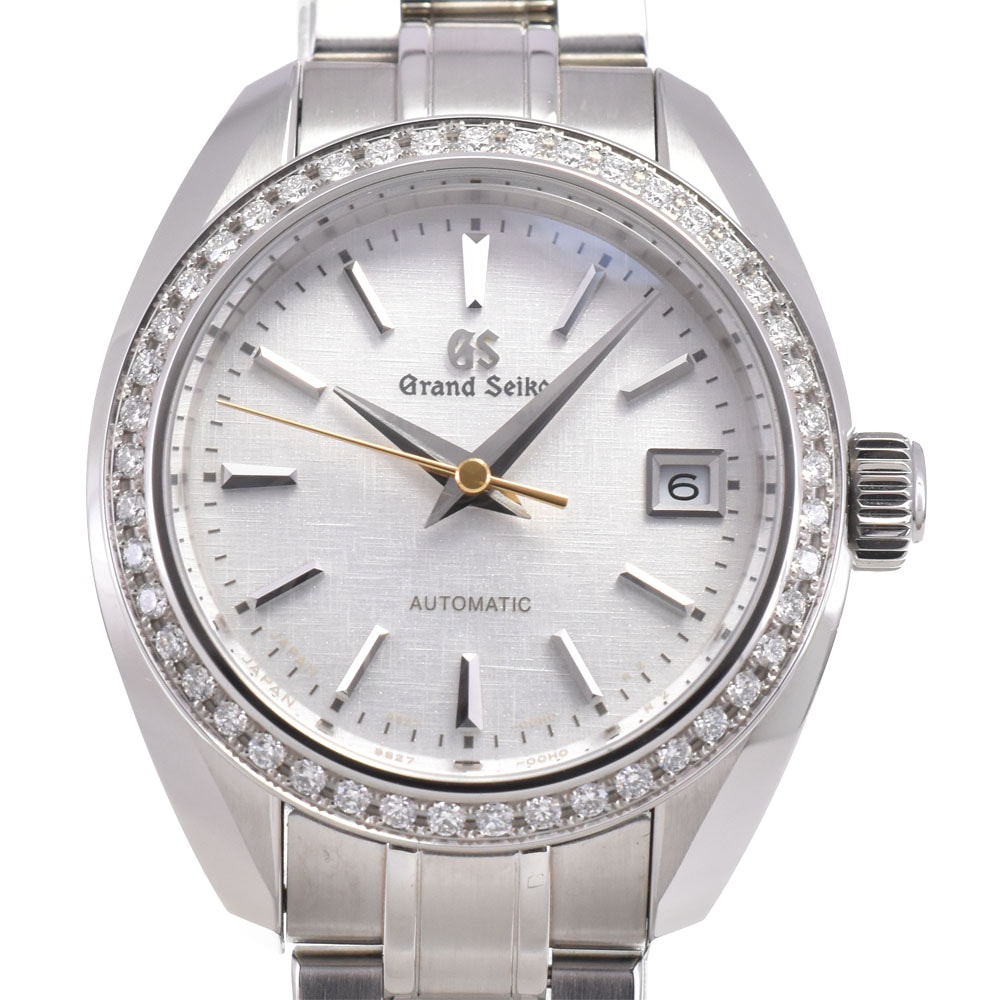 セイコー SEIKO STGK021 グランドセイコー エレガンスコレクション ダイヤモンドベゼル 自動巻き レディース 美品 箱・保証書付き C#146784