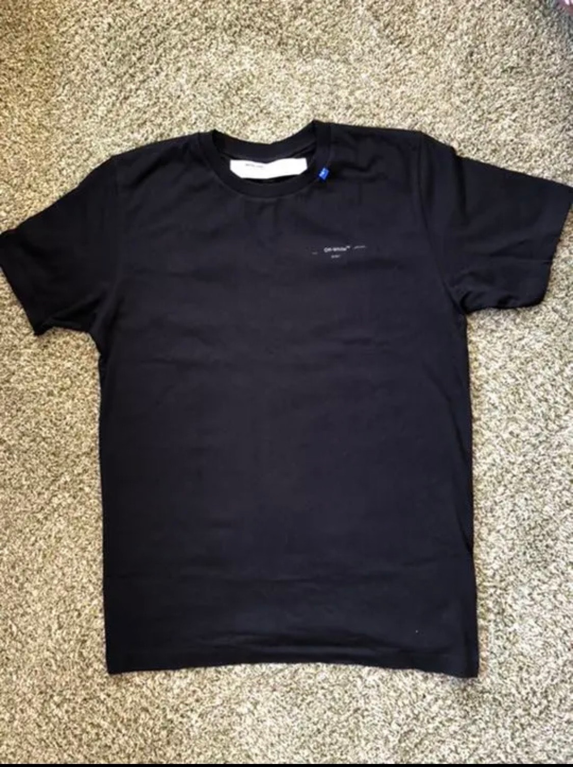 OFF-WHITE Oversized Fit Unfinished T-Shirt "Black"