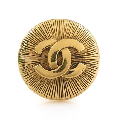 シャネル CHANEL ブローチ ココマーク メタル ゴールド レディース【中古】 e62470k