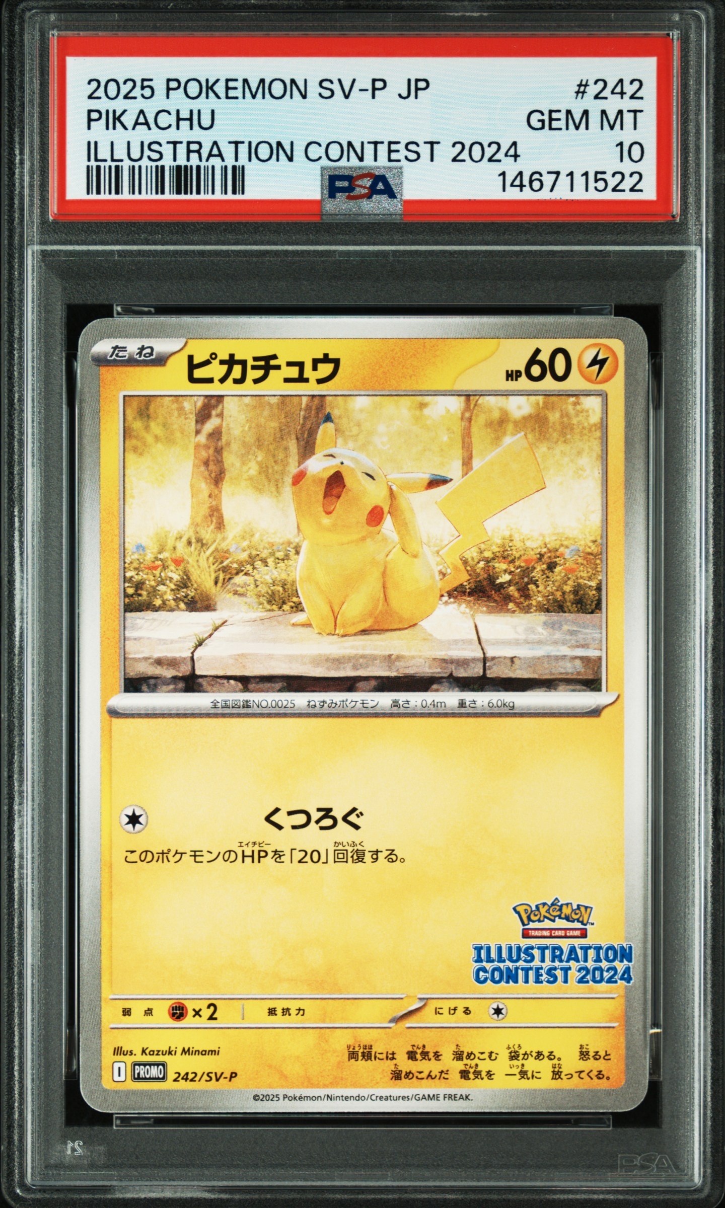 PSA10】ピカチュウ [SV-P 242](プロモカードパック