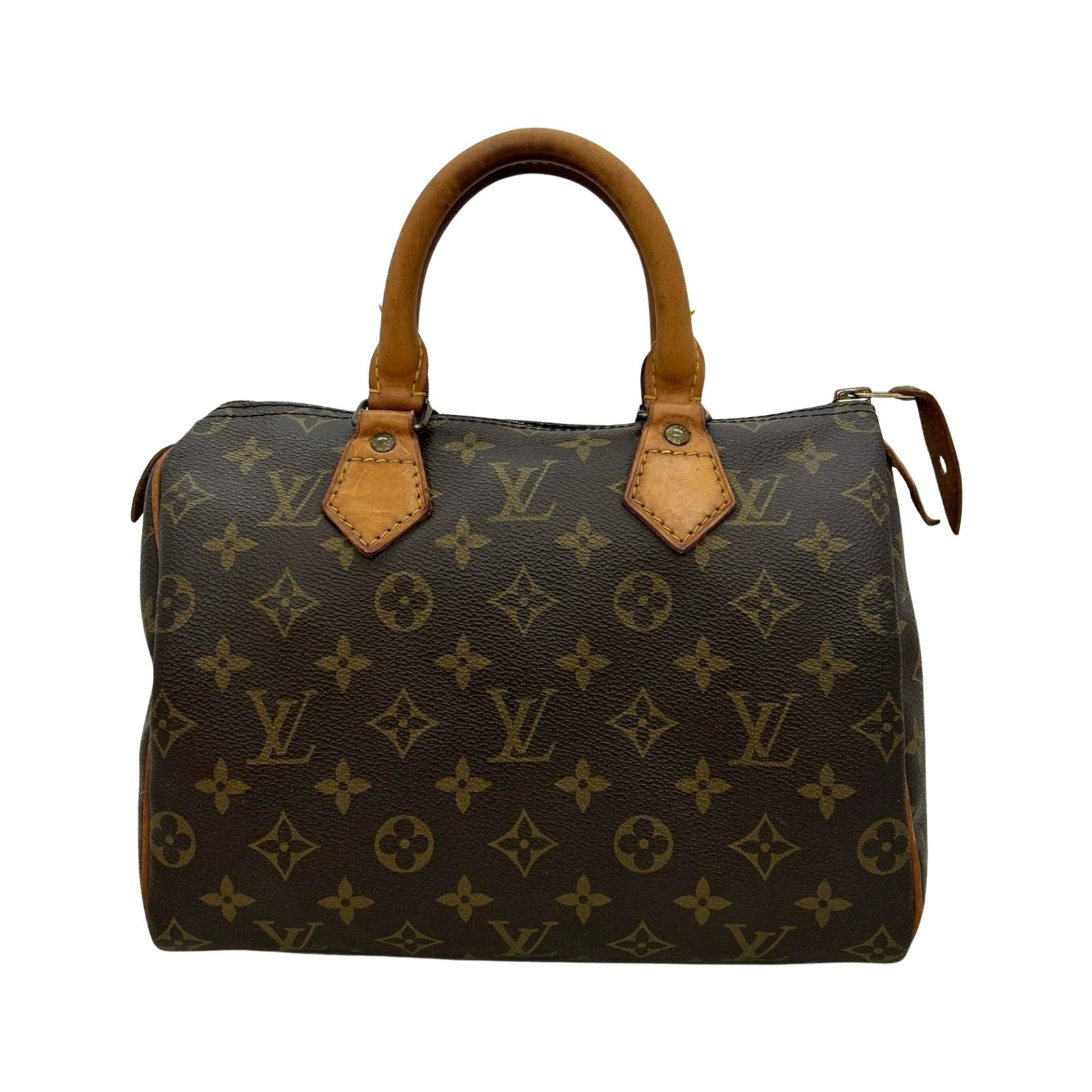 ▼▼LOUIS VUITTON ルイヴィトン モノグラム スピーディ25 ハンドバッグ パドロック付 M41528