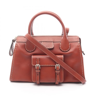 クロエ Chloe EDITH ハンドバッグ バッグ レザー レディース ブラウン系 CHC21WS450F4327S 【新品】