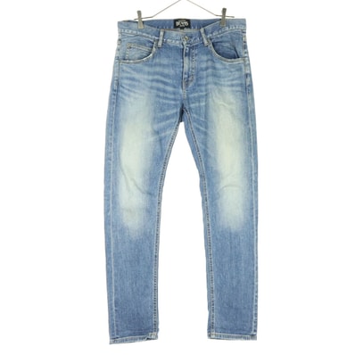 BEAMS ビームス コットン デニムパンツ L ブルー系