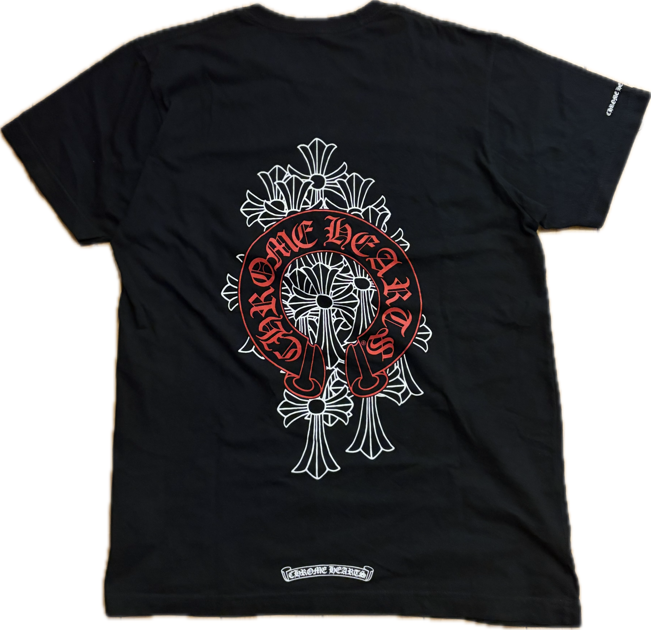 クロムハーツ スクロールロゴ ファックユー ロングスリーブ Tシャツ