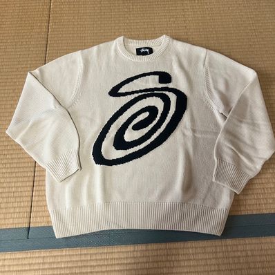 Stussy CURLY S SWEATER "Natural"