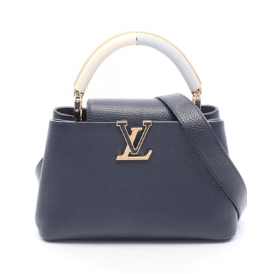 ルイ・ヴィトン LOUIS VUITTON カプシーヌBB 2WAY ハンドバッグ バッグ レザー トリヨンレザー トリヨンレザー レディース ネイビー系 / マルチカラー M11977 【中古】
