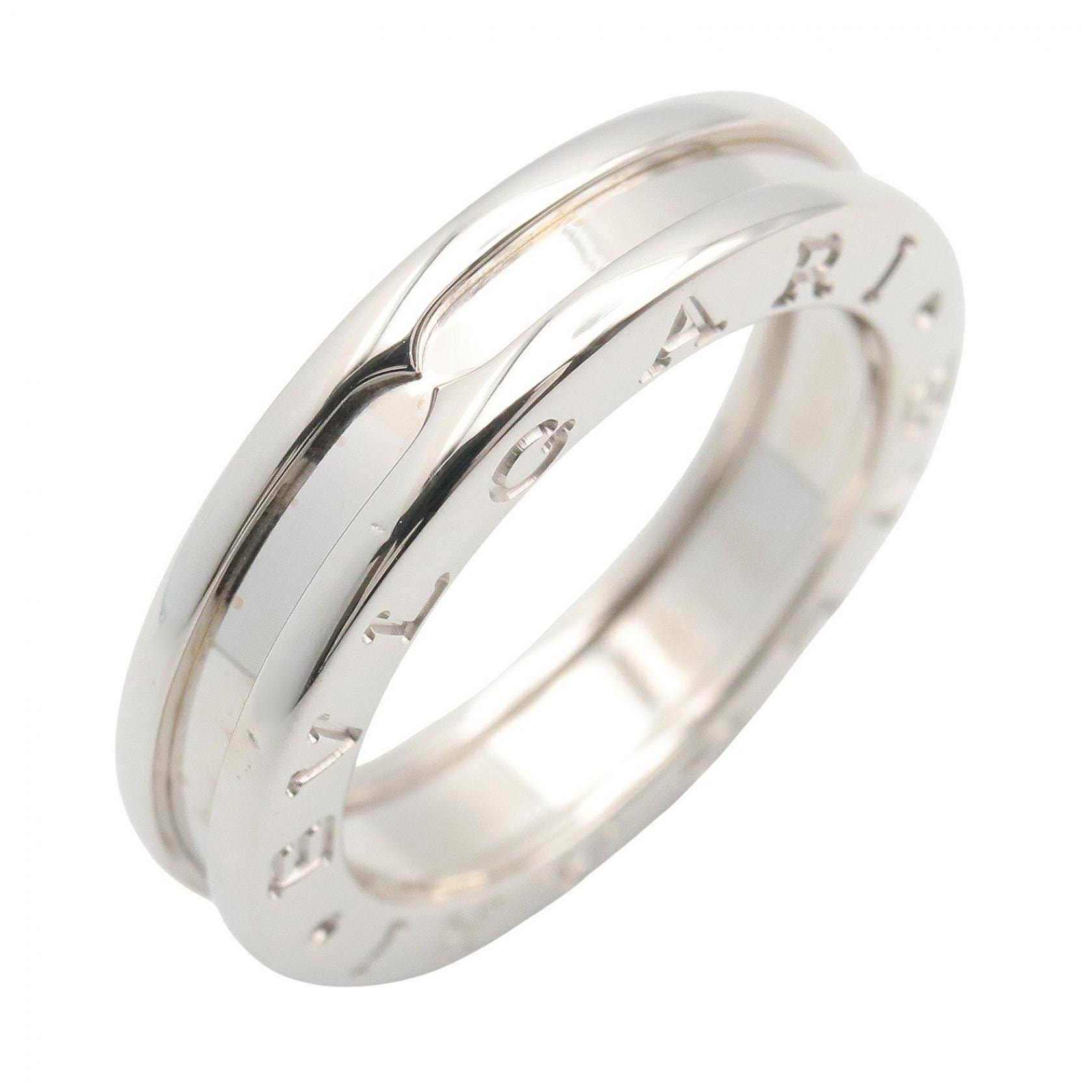 ブルガリ BVLGARI B-zero1 リング 1バンド リング・指輪 ジュエリー K18WG(ホワイトゴールド) メンズ レディース シルバー系 【中古】