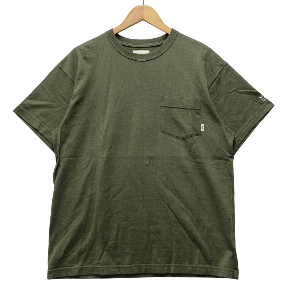 WTAPS ダブルタップス 25SS MUDDY 01 / SS / COTTON ポケット 半袖Tシャツ 56613