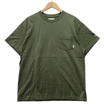 WTAPS ダブルタップス 25SS MUDDY 01 / SS / COTTON ポケット 半袖Tシャツ 56613