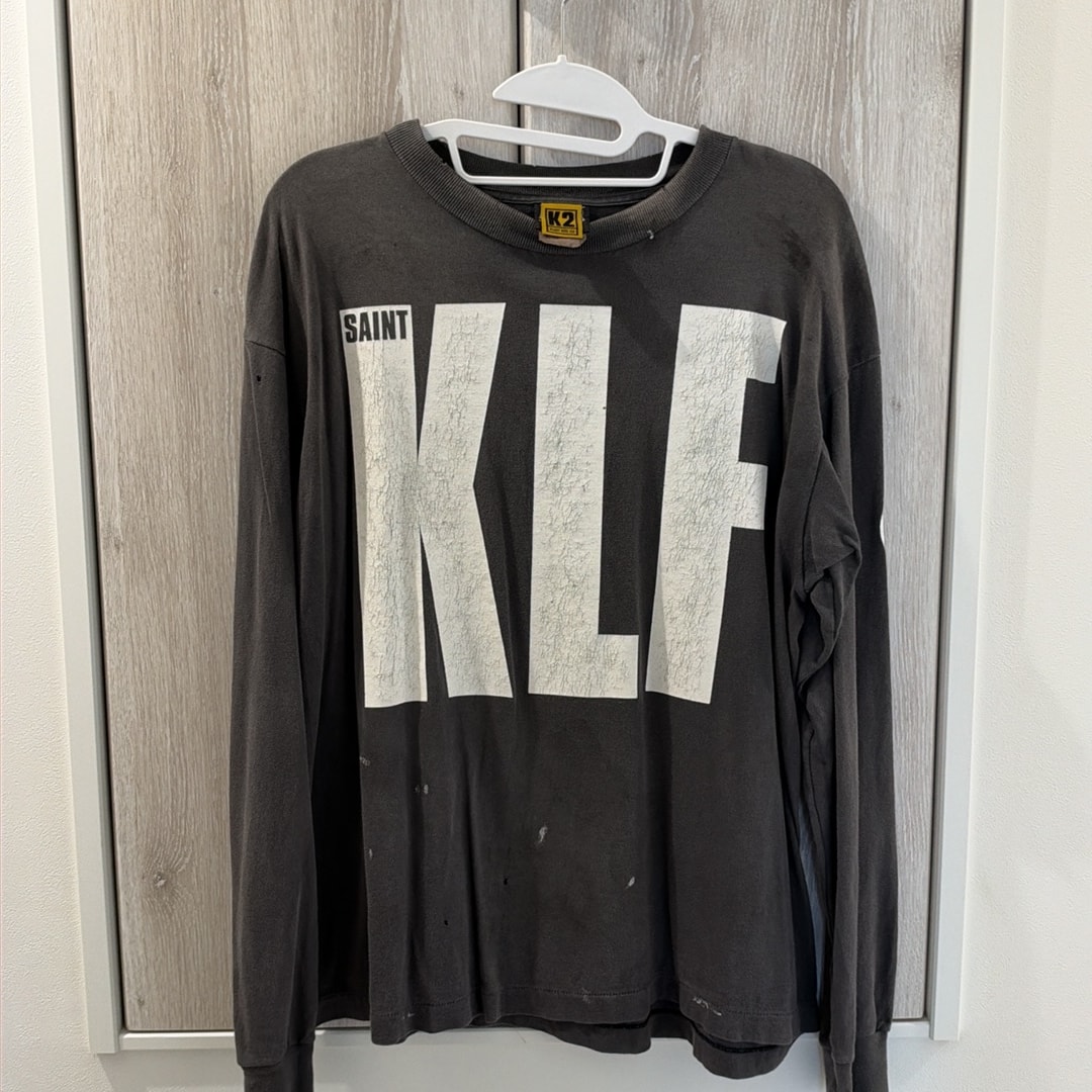 SAINT Mxxxxxx x The KLF LS Tee White "Black"