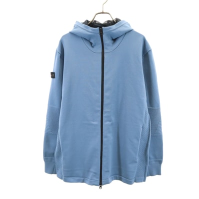 BRIEFING ブリーフィング 長袖 ニット ジップパーカー L ブルーグレー系