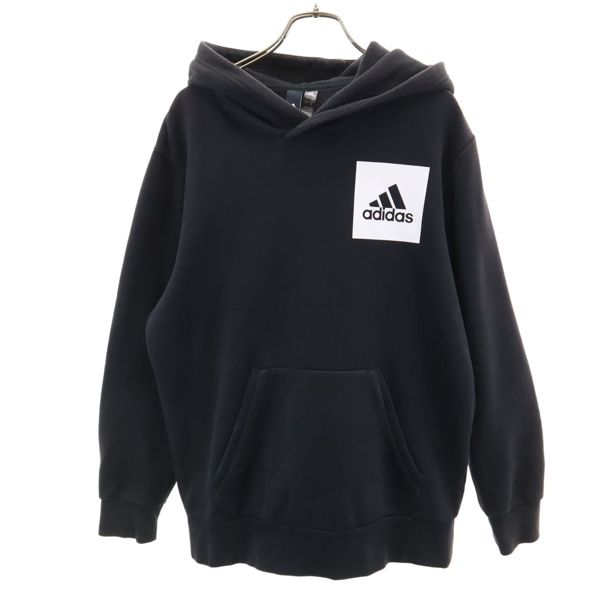 adidas アディダス 長袖 スウェットパーカー O ブラック