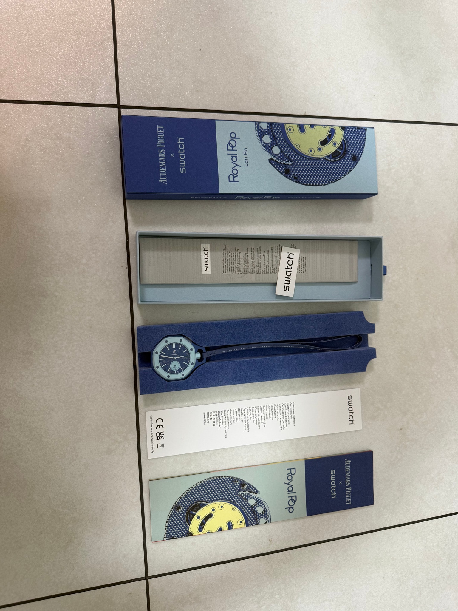 Swatch x Audemars Piguet Royal Pop Lan Ba "Blue"