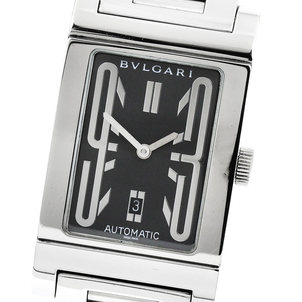 ブルガリ レッタンゴロ デイト RT45S 自動巻き メンズ 【中古】