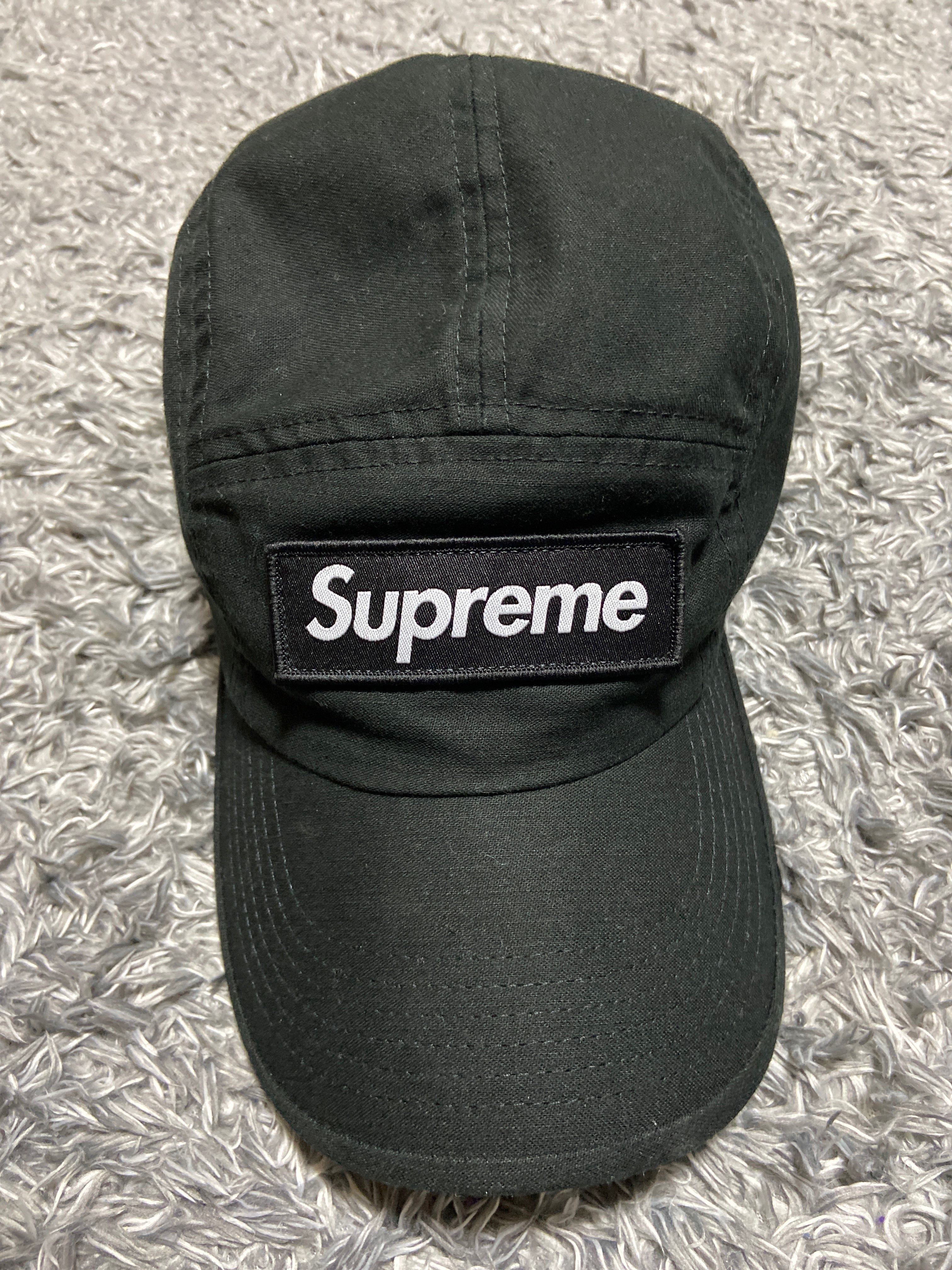 Supreme Military Camp Cap "Black" (21SS)